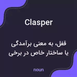 معنی clasper به فارسی معنی clasper به فارسی