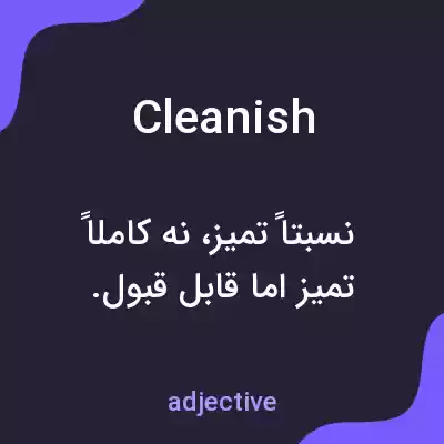 معنی cleanish به فارسی معنی cleanish به فارسی