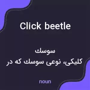 معنی click beetle به فارسی معنی click beetle به فارسی