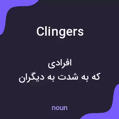 معنی clingers به فارسی معنی clingers به فارسی