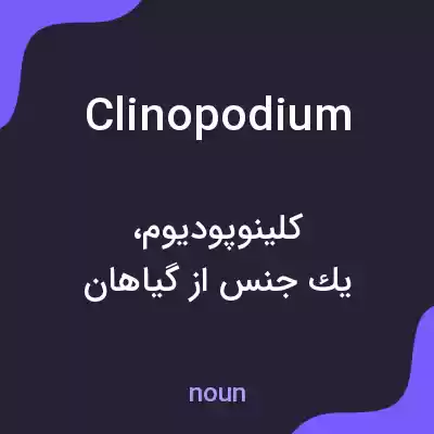 معنی clinopodium به فارسی معنی clinopodium به فارسی