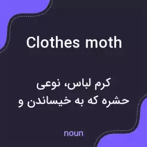 معنی clothes moth به فارسی معنی clothes moth به فارسی