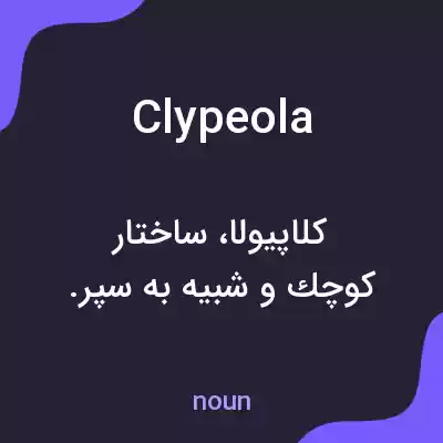 معنی clypeola به فارسی معنی clypeola به فارسی