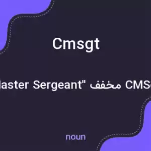 معنی cmsgt به فارسی معنی cmsgt به فارسی