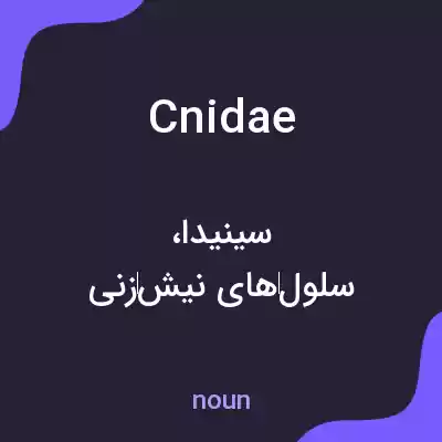 معنی cnidae به فارسی معنی cnidae به فارسی