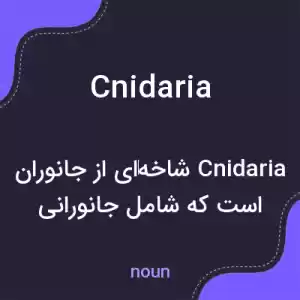 معنی cnidaria به فارسی