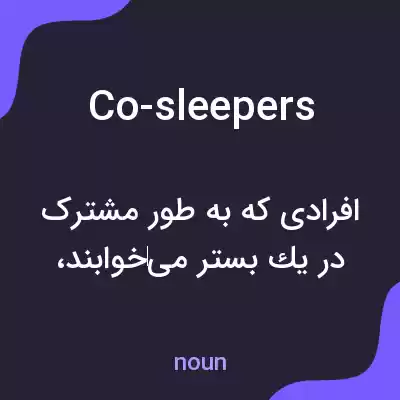 معنی co-sleepers به فارسی