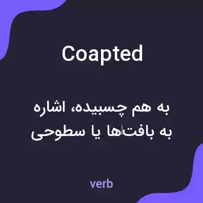 معنی coapted به فارسی معنی coapted به فارسی
