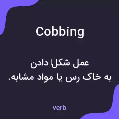 معنی cobbing به فارسی معنی cobbing به فارسی