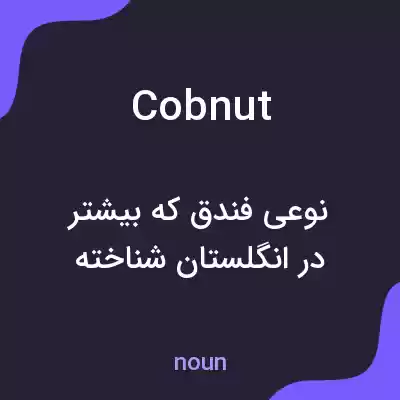 معنی cobnut به فارسی معنی cobnut به فارسی