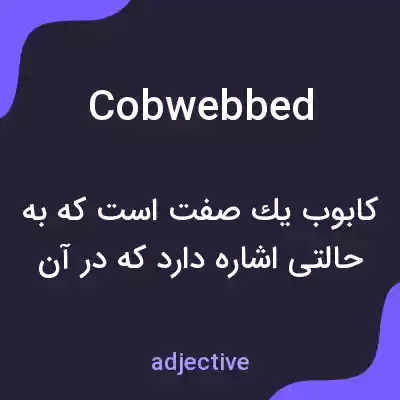 معنی cobwebbed به فارسی معنی cobwebbed به فارسی