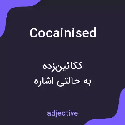 معنی cocainised به فارسی معنی cocainised به فارسی