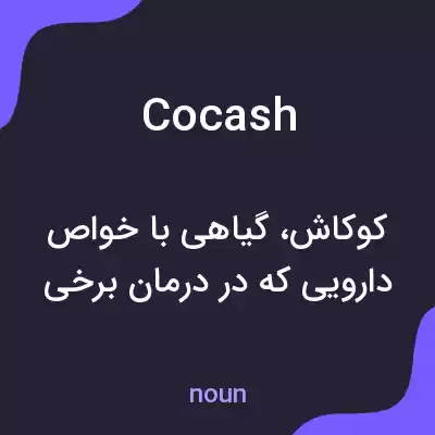 معنی cocash به فارسی معنی cocash به فارسی