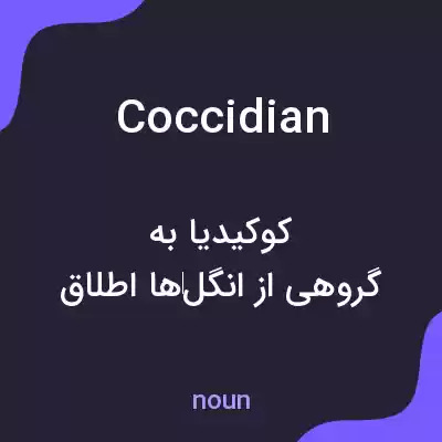 معنی coccidian به فارسی معنی coccidian به فارسی