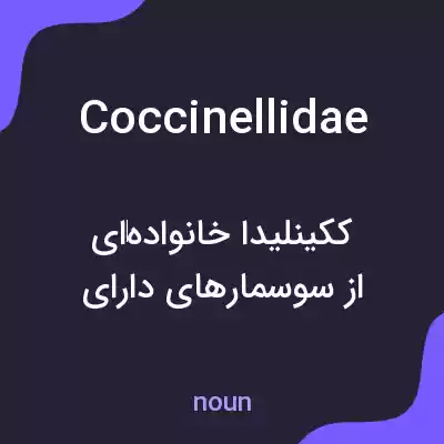 معنی coccinellidae به فارسی معنی coccinellidae به فارسی