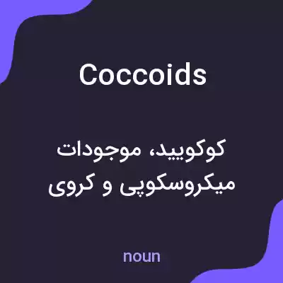 معنی coccoids به فارسی معنی coccoids به فارسی