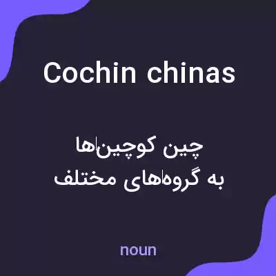 معنی cochin chinas به فارسی معنی cochin chinas به فارسی