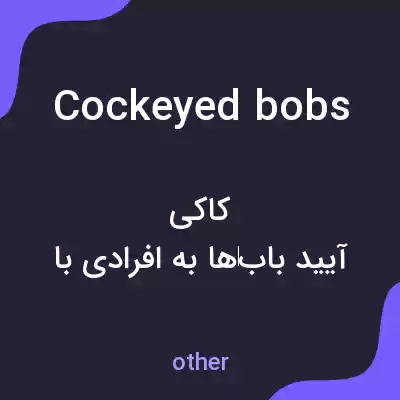 معنی cockeyed bobs به فارسی معنی cockeyed bobs به فارسی