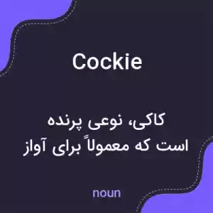 معنی cockie به فارسی معنی cockie به فارسی