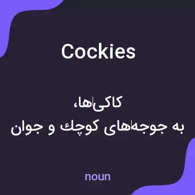 معنی cockies به فارسی معنی cockies به فارسی