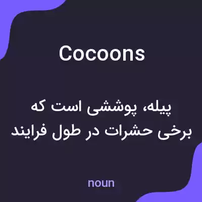 معنی cocoons به فارسی معنی cocoons به فارسی
