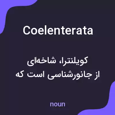 معنی coelenterata به فارسی معنی coelenterata به فارسی
