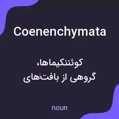 معنی coenenchymata به فارسی معنی coenenchymata به فارسی