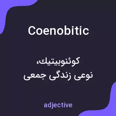 معنی coenobitic به فارسی معنی coenobitic به فارسی