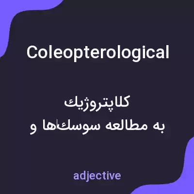 معنی coleopterological به فارسی معنی coleopterological به فارسی