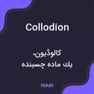 معنی collodion به فارسی معنی collodion به فارسی