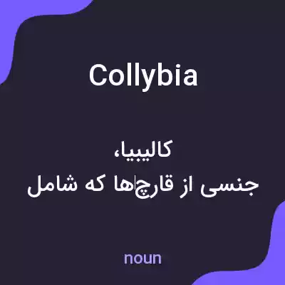 معنی collybia به فارسی معنی collybia به فارسی