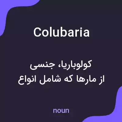 معنی colubaria به فارسی معنی colubaria به فارسی