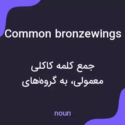 معنی common bronzewings به فارسی معنی common bronzewings به فارسی