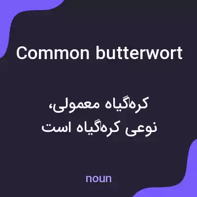 معنی common butterwort به فارسی معنی common butterwort به فارسی