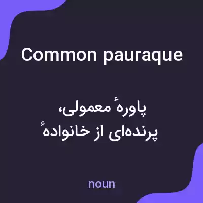 معنی common pauraque به فارسی معنی common pauraque به فارسی
