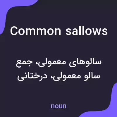 معنی common sallows به فارسی معنی common sallows به فارسی