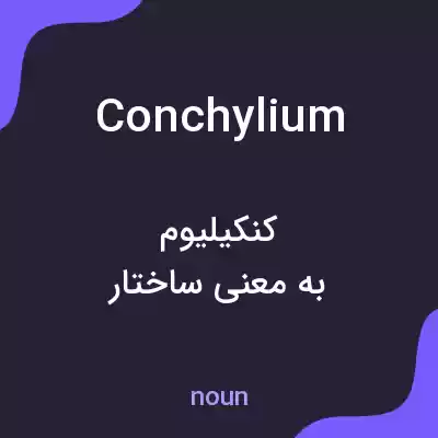 معنی conchylium به فارسی معنی conchylium به فارسی