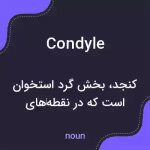 معنی condyle به فارسی معنی condyle به فارسی