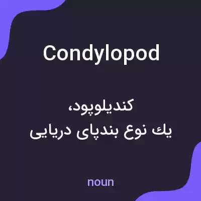 معنی condylopod به فارسی معنی condylopod به فارسی