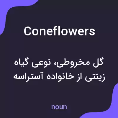 معنی coneflowers به فارسی معنی coneflowers به فارسی