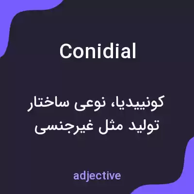 معنی conidial به فارسی معنی conidial به فارسی