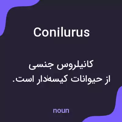 معنی conilurus به فارسی معنی conilurus به فارسی