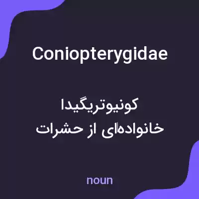 معنی coniopterygidae به فارسی معنی coniopterygidae به فارسی