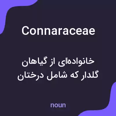 معنی connaraceae به فارسی معنی connaraceae به فارسی