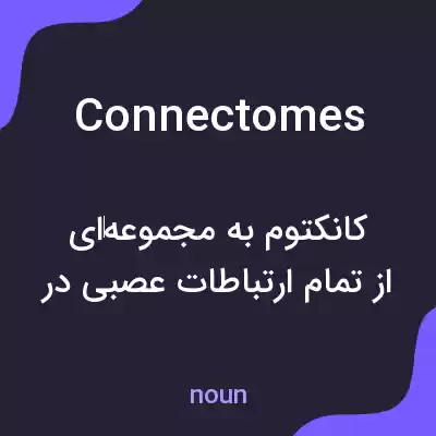 معنی connectomes به فارسی معنی connectomes به فارسی