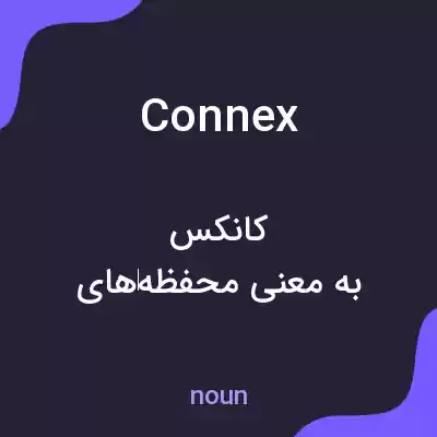 معنی connex به فارسی معنی connex به فارسی
