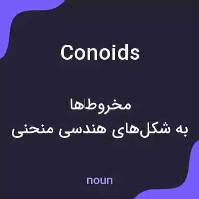 معنی conoids به فارسی معنی conoids به فارسی