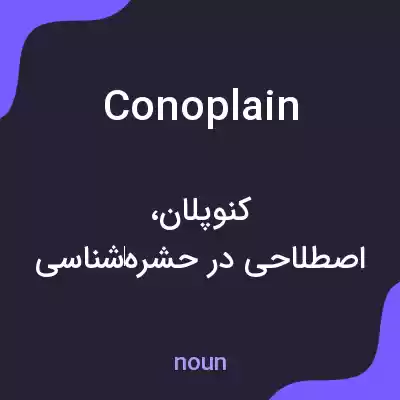 معنی conoplain به فارسی معنی conoplain به فارسی