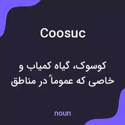 معنی coosuc به فارسی معنی coosuc به فارسی