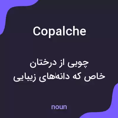 معنی copalche به فارسی معنی copalche به فارسی